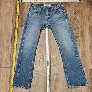 Levi's, Bootcut, 527, Blue, Jeans, Denim, Work, Classic, Casual,Western, Cowgirl